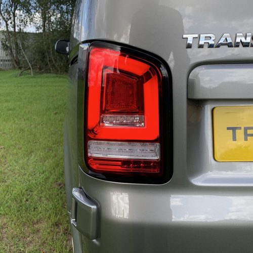 VW Transporter T6 Rear Lights Red Barn Door Transporter HQ
