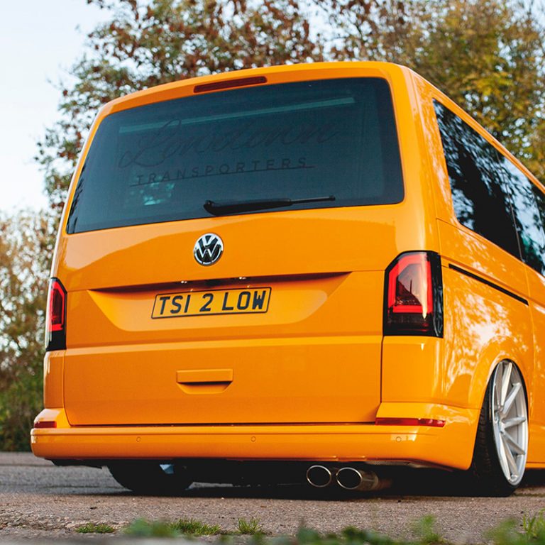 VW T6 Rear Lights Tailgate Red Smoke Transporter HQ