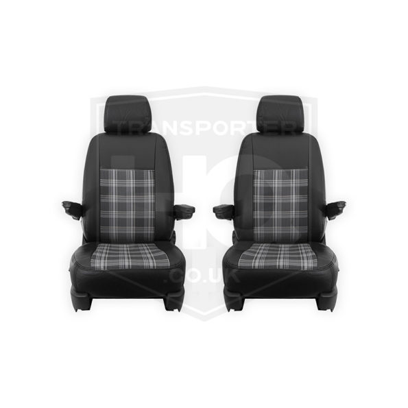 vw t5 gti style grey seat covers