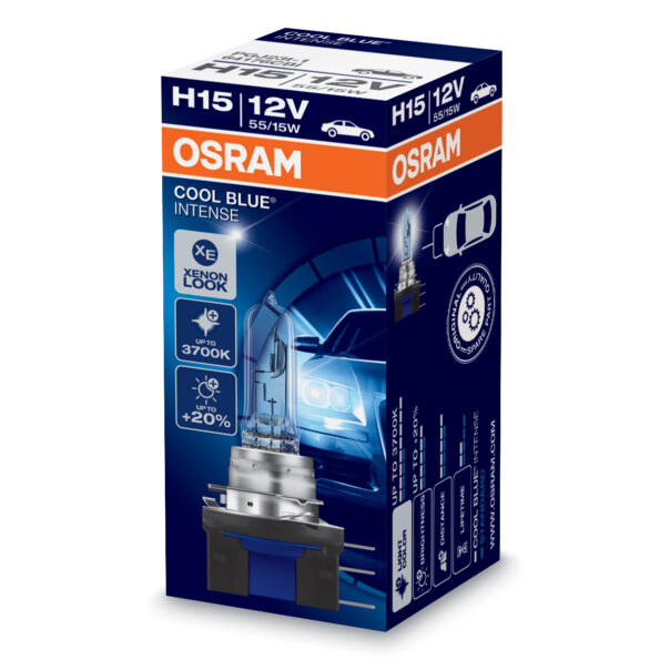 Osram H15 Bulbs - Cool Blue Intense - Pair | Transporter HQ