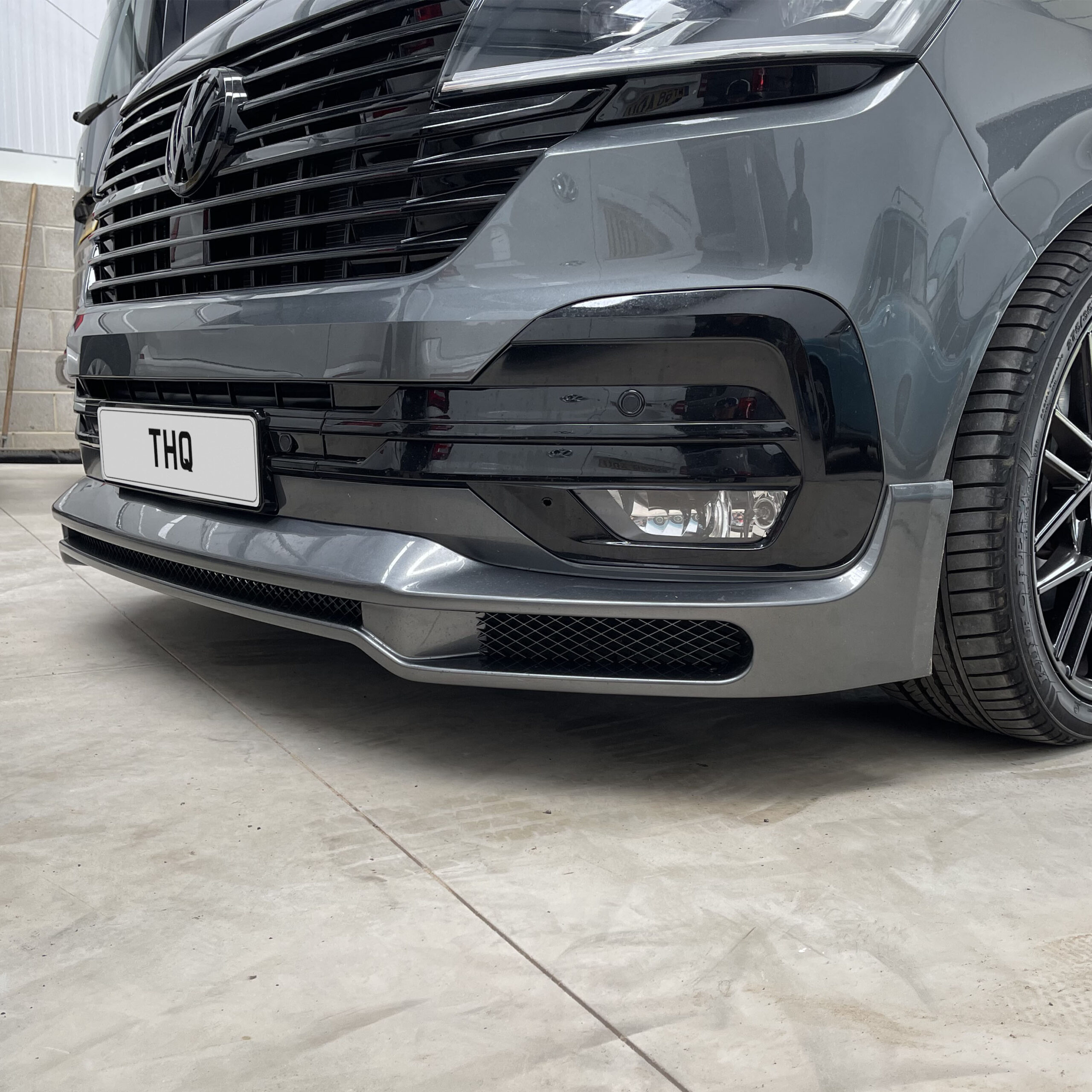 Lower Splitter Spoiler - ABS - With Mesh Grilles - VW Transporter T6.1 (2021 - 2024)