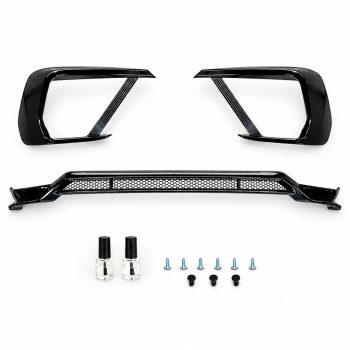 Splitter – With Bumper Canard Trims – Aero Lip – Gloss Black – VW Transporter T6.1 (2021 – 2024)