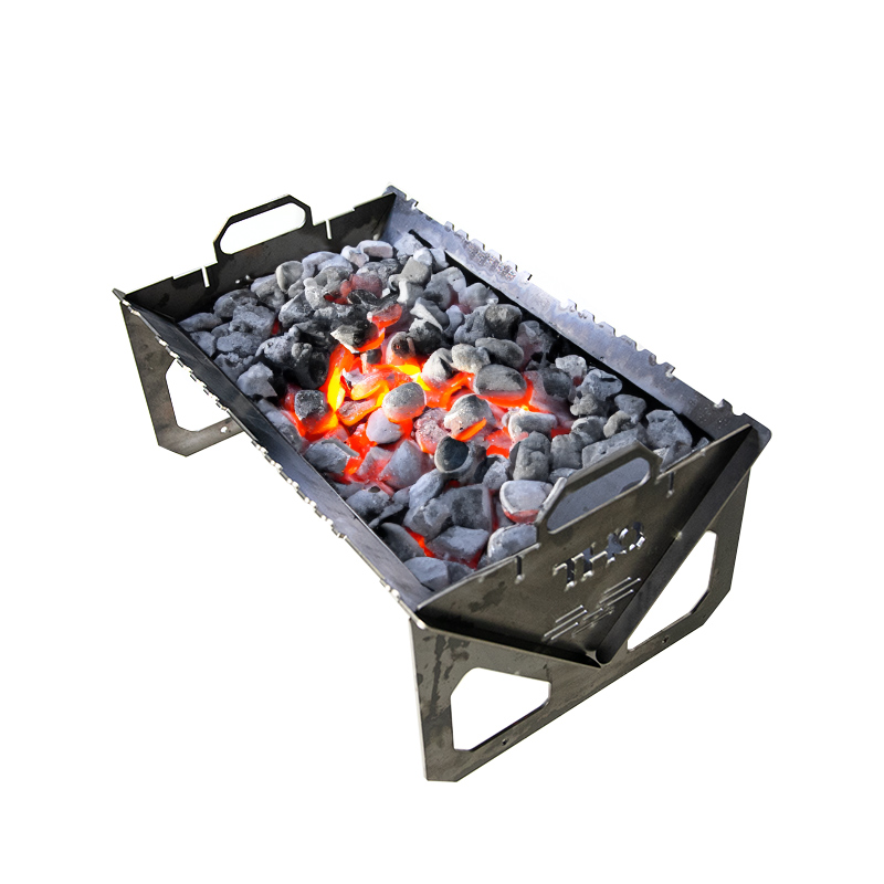 THQ - Collapsible BBQ Grill & Fire Pit - With Heating Rack and Storage Bag Options