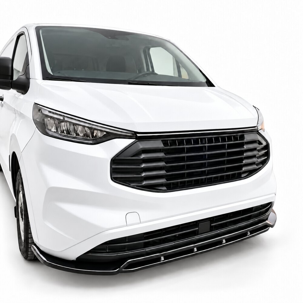 Touring Front Gloss Black Splitter - Ford Transit Custom 2nd Gen (2024 - onwards) - Image 2
