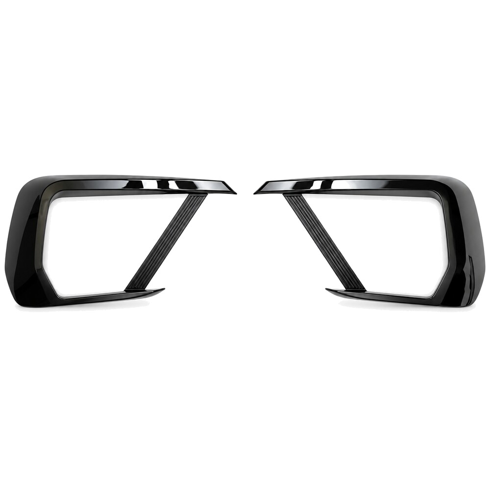 Raised Bumper Canard Trims - Gloss Black - VW Transporter T6.1 (2021 - 2024)
