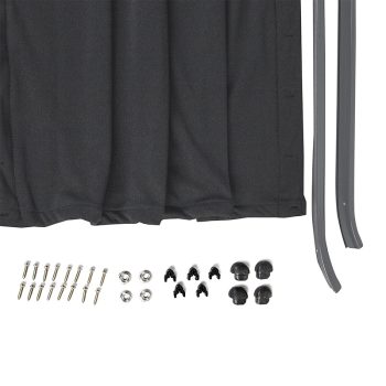 Curtains - Barn Door - Black - Pair - Ford Transit Custom (2012 – 2023)