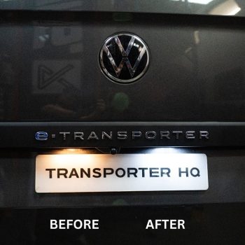 VW Transporter T7 - Bright White - LED Rear Number Plate Bulbs/Units