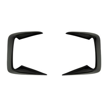 Ford Transit Custom 2nd Gen (2024 – onwards) - Gloss Black Front Bumper Canards