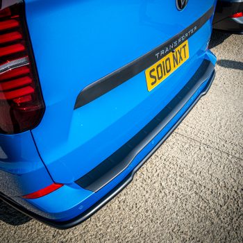 Ribbed Rear Bumper Protector (Colour Options) - VW Transporter T7 & Ford Transit Custom (2024 – onwards)
