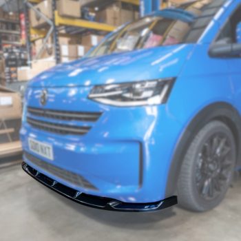V2 Gloss Black Front Splitter - NEW VW Transporter T7 (2025-)