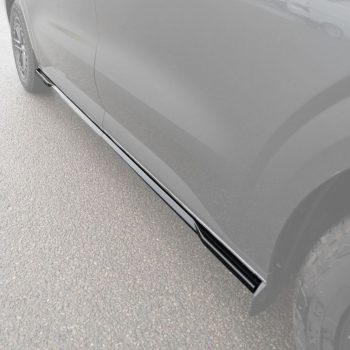 Gloss Black V2 Side Skirts - VW Transporter T7 & Ford Transit Custom (2024-)