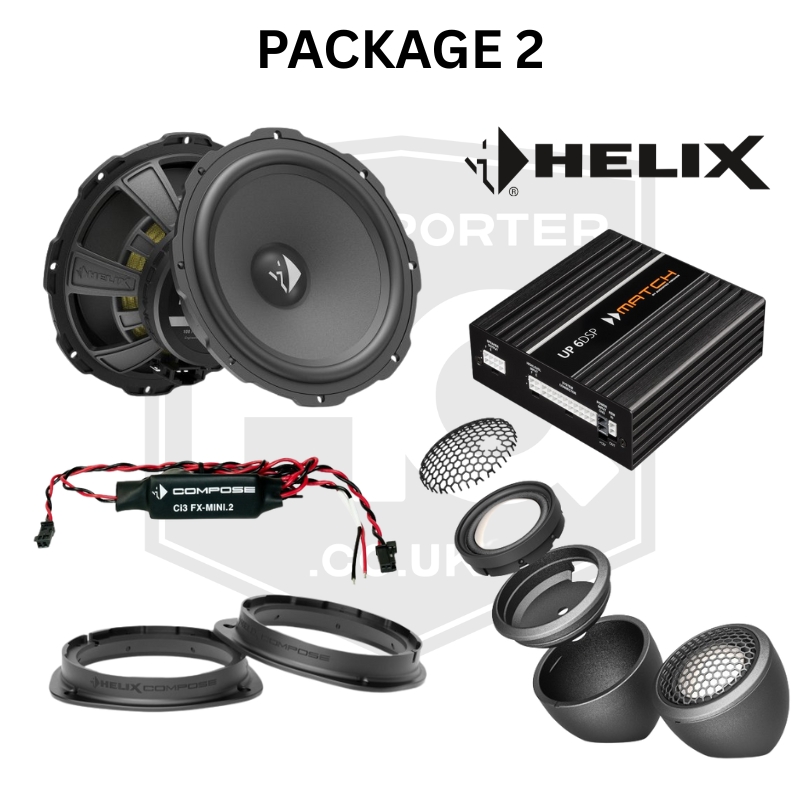 NEW Transporter T7 (2025-) & Ford Transit Custom 2nd Gen (2024-) – Standard Helix i3 Audio Upgrade