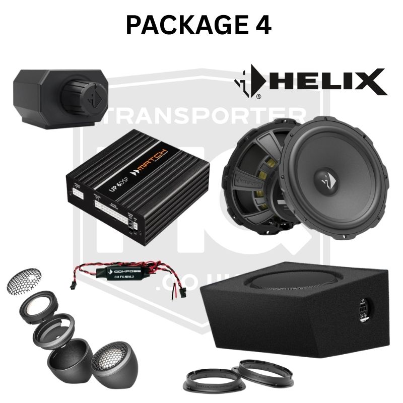 NEW Transporter T7 (2025-) & Ford Transit Custom 2nd Gen (2024-) – Standard Helix i3 Audio Upgrade