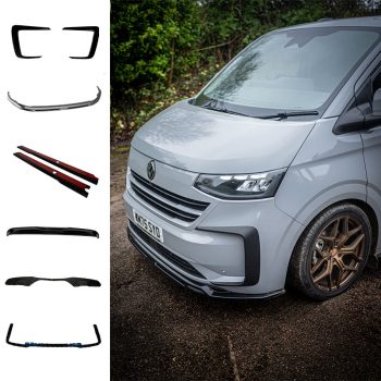 Styling Kit - Gloss Black with Side Skirts - VW Transporter T7