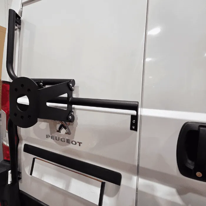 Rear Door Mounted Spare Wheel Holder - Ducato, Boxer, Relay (2006 - on)