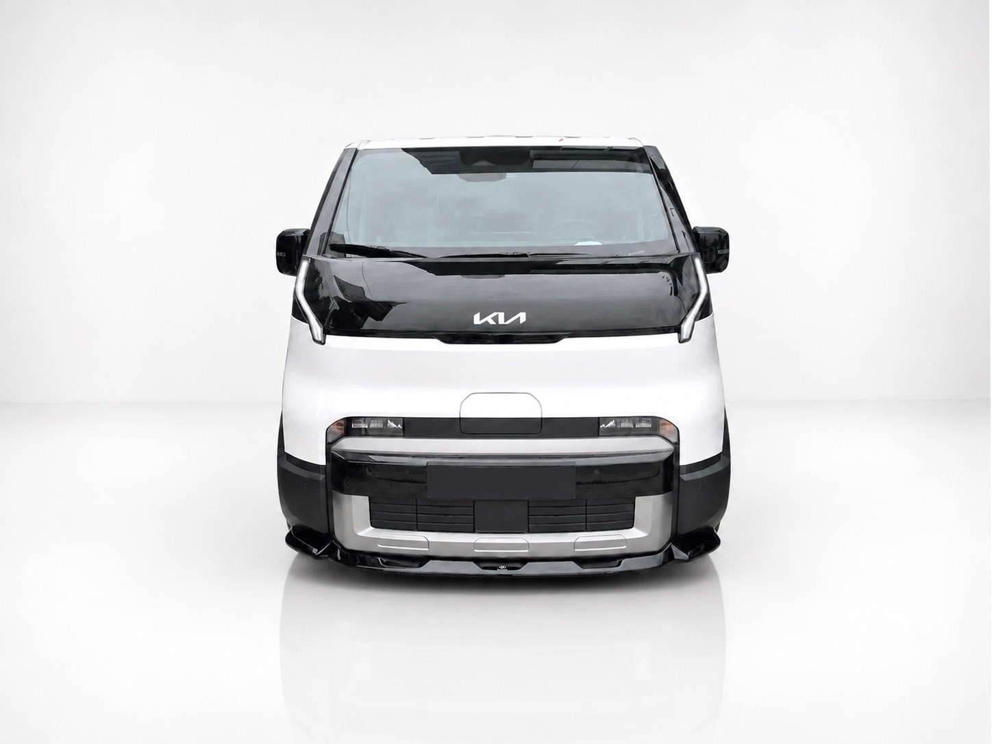 Gloss Black Front Splitter - KIA PV5 (2025-) - Image 2