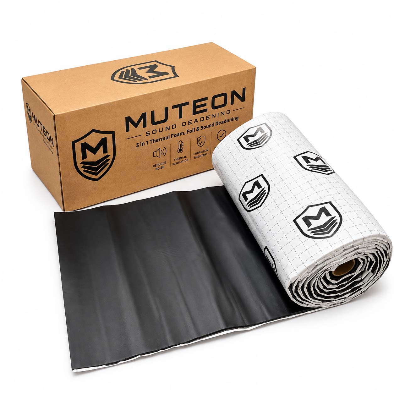 MUTEON 3-in-1 Sound Deadening & Insulation Roll - 7mm (2.5 sqm) - Image 3