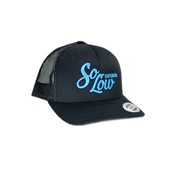 SoLow Suspension Retro Trucker Cap in Black and Blue